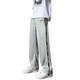Spring and Autumn Teenagers Long Pants Boys Junior High School Students Trendy and Handsome Casual Sports Pants Large Children Men's Waiting Pants Uniqlo-qx9905 Black Spring and Autumn Style Quality Warranty M (70-90Jin [Jin equals about 0.5 kg])