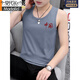 Modal 2025 Neue Sommerweste für Männer koreanischer Stil Trendy Slim ärmellose T-Shirt Student Sport Sweatshirt reine Baumwollweste 02 Group-M9208 White + M9793 White M [Vorschlag: 85jin [Jin gleich 0,5 kg] bis 100jin [Jin gleich 0,5 kg]]]