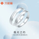 Liuguifu Jewelry Platinum Ring Aurora Appointment PT950 Platinum Ring Open Pair PT0100128 Men's Ring 5.15g