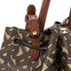 Burberry Logo Stoff kleiner brauner Frauenschaufelbeutel Cross Body Umhängetasche Grundpaket (Bag + Staubbeutel)