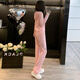 Magiopy International Luxury High-Ald Brand Style Wearting Set for Women 2025 Spring New Fashionable Age reduce la chaqueta corta Top Pink s (100Jin [Jin equivale a 0.5 kg])