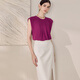 ROEYSHOUSE ROYSHOUSE CHICKFLULL ROOMN Sleeveless Shirt 2025 Summer New Fashion French Solid Color Top Women 12108 Rose Red S