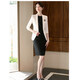 J-ME autumn small suit female host jumpsuit formal skirt professional suit suit jacket beauty jewelry store work clothes 7-point small suit + white jumpsuit S