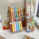 MPPMCK Kapibala Blind Box Neutral Stift Internet Berühmtheit Hochwertiges Ins 2d peripherer Cartoon niedliche Capybara Schnellrocknen Pinsel St. Tipp glatt 0,5 mm schwarzer Wasserstift Schüler Text gemischtes Haar 6 Teile X-6227 Jiyikawa Blindbox 0,5 mm x Andere/andere