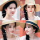 Qi Xiaomi and Liu Yifei's same style pearl earrings for women, light luxury niche high-end temperament earrings 2025 new imitation pearl earrings, a pair of super flash pearl earrings