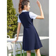 幼儿园老师连衣裙两件套教师园服套装早教幼师工作服女学院风夏季 9926灰色单西装 S