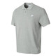 Nike (Nike) Kurzärärtes T-Shirt Herren Sommer Neue Sportswear-Strick-Polo-Polo-Hemd Closes Casual Top FN3895-063 Grey Sticked Small Label s