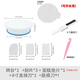 Luluo cake turntable decorating turntable decorating table household tools birthday cake making base tray rotating set baking plastic cake mat 3-piece set