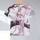 Sommer Neue Perfect World Witch Serie 3D Druck Nische Kreative Trendmänner und Frauen T-Shirt C1463 S80-90Jin [Jin gleich 0,5 kg] Universelle Größe