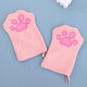 Pet towel glove type dog special quick-drying absorbent cleaning towel cat bath towel pet supplies gray 22*15cm (single pack)