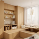 Quanyou (Quanu) Quanyou Whole House Customized Tatami Bett Tee Tischgarderobe Integrierte kleine Wohnung Multifunktionaler Tea Room Storage Cabinet 1098/Tatami -Anpassung (Anfrage für Details)