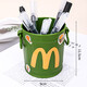 Cute creative pen holder retro high-looking personalized ornaments student desktop office stationery jewelry storage box white