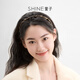 Xuanzi (SHINE) Shopping mall same style Elegant and fashionable leopard print tooth comb hair band wavy hair clip with anti-slip teeth face wash birthday gift coffee color 1 piece