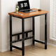 Yaoying computer desk small table home desk office desk simple study table narrow side table sweeping robot storage rack walnut color double beam reinforcement 40*60cm