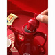 Meikejie Wedding Toast Cup Wedding Banquet Ceramic Wine Pot Chinese Wedding Cup Wine Divider Festive Set Chinese Red Wine Set Gold Bottom Happy 1 Pot + 2 Cups