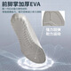 
Li Ning insoles for sports running shock absorption, men and women military training sweat-absorbing and breathable feather basketball anti-slip original pressure-reducing soft elastic and odor-proof black/blue [U-shaped wrapping/arch support] 42 (265mm) cutable