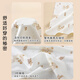 AILUKI Japanese Pregnant Infant Newborn Baby Pure Cotton Diaper Meson Newborn Baby Diaper Breathable Washable Water-absorbing Mustard Pure Cotton Super Soft Coffee Color 30*40cm 5-piece Pack