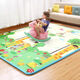 Bébé rampage de tapis d'enfants rampe rampe bébé mousse de mousse de mousse de mousse à l'épreuve de l'humidité, non toxique et sans odor Tatami Maine de sol de sol 230 * 190 cm de large motif double face - expédition aléatoire - 0,5 cm d'épaisseur