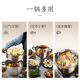 Zhang Xiaoquan steamer household 304 stainless steel steamer thickened double weighted thickened steel 28/30CM double layer three layer steamer thick 3 layers 30cm