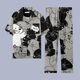 Ttpmer Pyjamas Herren Sommer Baumwolle kurzärmelige Hose Sommer-Strickjacke Dünne große Studenten-Jugend-Kleidungsstücke G3884 Blau (kurzärmelig) 185 2xl [Empfohlen 140-160jin [Jin gleich 0,5 kg]]