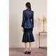 OBBLIGATO Origato spring midnight blue matte lapel collar one-button blazer midnight blue jacket S