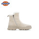 Dickies Botas de Nieve para Mujer Botas de Mujer Botas Cortas Gruesas de Terciopelo de Invierno Zapatos de algodón cálidos Botas Beige 37