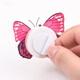 Creative Colorful Butterfly Night Light Stickable LED Decorative Wall Lamp Glowing Butterfly Birthday Decoration Children's Gift 4 Pack (Random Colors)