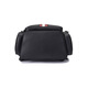 
BALLY Red Rice Stripe Cowhide Leather Textile Backpack Men's Black Black Basic Pack (Bake + Dust Bag)