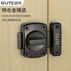 GUTE punch-free latch surface-mounted door latch door buckle hasp anti-theft door latch lock wooden door latch door latch black