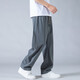 
Foss Phil pants men's summer and autumn style trendy mesh breathable versatile quick-drying straight sport ice silk casual pants CJ-6636 military green M