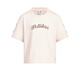 
Adidas (adidas) children's clothing girls T-shirt 25 summer 101 spot dog joint branded style embellished bow children's pure cotton short sleeve KG6626 KG6626 Miracle quartz 165 (tag 164)