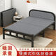 Jiefei folding bed single bed adult home simple bed office nap artifact dormitory lunch break small bed reinforced iron bed [Picture two] 75 wide silent long-term sleeping steel frame thick plate reinforced