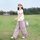 Yomi House Girls Casual Anzug Sommer 2025 Neue modische mittelgroße große Kinder Sommer Kinder Kurzarm Mädchen Arbeit Hosen Sommerkleidung