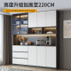 
Oppein dining side cabinet high cabinet integrated with wall modern simple living room dining room home tea and wine cabinet storage storage cabinet style 12240*40*220 SF Express installation double door