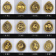 
[Yiye Makes Money] Gourd keychain pendant car keychain retro ornament twelve zodiac signs One leaf Makes Money + Gourd + Fucoin Pig - 1 keychain