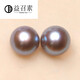 Yizhao Su Pang Donglai Quality Freshwater Pearl Earrings Paired Naked Beads Small Light Bulb 5A Naked Bead Color Transparent 6-7mm Maroon BDP1049