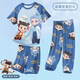 Children's Modal Summer Nezha Pajamas Boy Baby Ice Silk Boy 2025 New Thin Home Summer ST12350 Naza Ao Bing [Cool Modal] 165 cm/22 size [160-165cm]