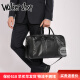 Walker Shop旅行包【优选头层牛皮】商务出差大容量旅行包男手提包单肩包 黑色 29cm*28cm*49cm