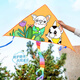 
SWEETIE. Sweet spots Children's Day graffiti kite DIY material pack children's handmade painting graffiti kindergarten easy to fly
