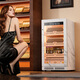 CIGARLOONG CL-188C2 cigar cabinet, precise constant temperature and humidity, fingerprint lock, compressor cabinet, natural cedar wood inner tank, WiFi intelligent control constant humidity cabinet, water ion ammonia removal, household smoke cabinet, 22C Yashi white cedar wood inner tank