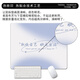 Three-color cat gradient text small mouse pad for men and women office laptop keyboard pad small fresh square non-slip table pad wrist lock edge mat 15568 answer free in the wind on the road 30 cm x 25 cm x 3 mm