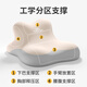 Zhimengren (zhimengren) Memory Foam Sleeping Pillow for Lazy Home, Neck Support, Sleep Aid, Bedside Pillow, Special Artifact Pillow for Playing Mobile Phones and Watching Dramas Zhimengren (Basic + Multifunctional Sleeping Pillow/Compact New Design) Beige and Gray Color Matching