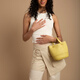 Rabeanco [TV-Serie] Rabeanco/Juliana Vierblätter Klee Eimerbeutel kleiner Frauen Lebensmittelkorb Crossbody Bag Milch Sandfarbe [s]