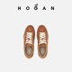 HOGAN women's shoes early autumn new Runner series H693 fashion retro comfortable casual shoes red brown 36.5