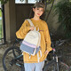 Schoolbag Junior High School Ins College Student Rucksack Großkapazität Reisen Neue Bergstasche vielseitige und leichte Rucksack im Freien im Freien lila