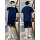 Catman (Miiow) Pyjamas-Sommer-Sommer-Pure-Baumwoll-Shorts können außen getragen werden für lässige Sommer-Kleidungsanzug von Summer Men's Plus-Größe 9930# 3xl [vorgeschlagen 160-180jin [Jin gleich 0,5 kg]]