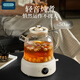 OIDIRE (Odd) all-glass health kettle, flower tea kettle, glue-free tea kettle, tea boiler, office constant temperature health kettle, kettle, electric kettle, stew, intelligent heat preservation, 1L ODI-HC03 flower tea health kettle with filter