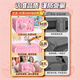 Kakaman 61 Gift de la journée pour enfants Piggy Bank Boy and Girls 'Birthday SAFE 8-12 ans 7-10-14 ans Boîte de mot de passe violet - Mot de passe empreinte Piggy Bank - Modèle rechargeable pour les autocollants Banque de piggy pour enfants