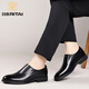 Japanisch-thai-Männer-Lederschuhe echtes Leder 100% Top-Layer Cowide Sommergeschäft formelle Lederschuhe Herren atmungsaktiv