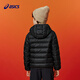 ASICS Kinderkleidung 25 Jahre Winter Kinderweiche und komfortable dreidsichere leichte und dünne warme Jacke [hohe Ladung] Schwarze Sauberkeit 1000 Meter down 170 Füllung 109,2g
